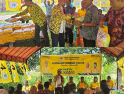 Golkar SBB Salurkan Bantuan Sembako Gratis untuk Masyarakat yang Membutuhkan