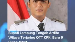 Bupati Lampung Tengah Ardito Wijaya Terjaring OTT KPK, Baru 9 Bulan Jabat