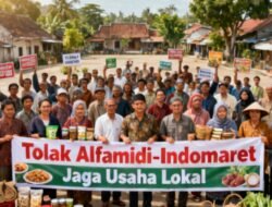 Ratusan Pelaku  UMKM  Seluruh Desa Lokki Bersatu, Siap Konsolidasi  Besar-Besar  Tolak Alfamidi-Indomaret Masuk Di Olas