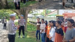 Polres SBB Gelar Operasi salawaku 2026,Dan Sosialisasi Keselamatan Lalulintas Kepada Siswa SMK Tunas Timur Piru