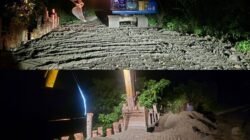 Jalan Longsoran Taniwel Selesai Ditangani Secara Sementara Dalam 24 Jam