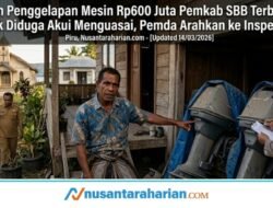 Dugaan Penggelapan Mesin Rp600 Juta Pemkab SBB Terbongkar: Pihak Diduga Akui Menguasai, Pemda Arahkan ke Inspektorat