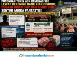 Potong Tukin ASN Lewat Sistem Bank, Dugaan Bisnis Sprei dan Iuran DWP Kemenag SBB Capai Ratusan Juta Rupiah
